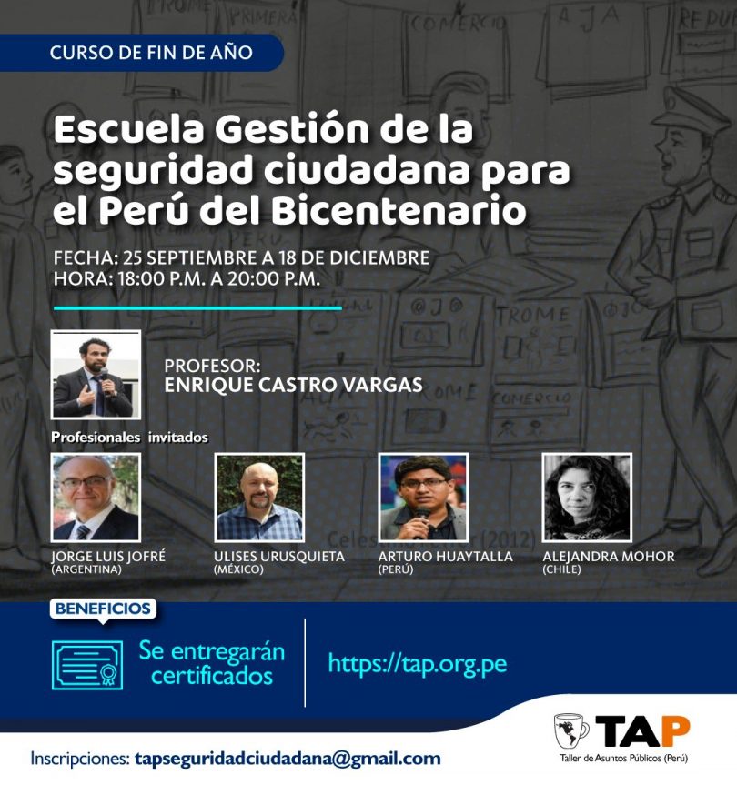 Curso gestión en seguridad ciudadana